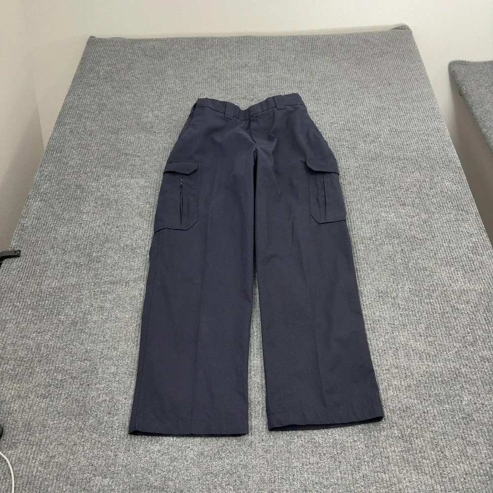 Flying Cross Cargo Pants Mens 29x28.5 Navy Blue Ripstop Tactical Uniform Utility